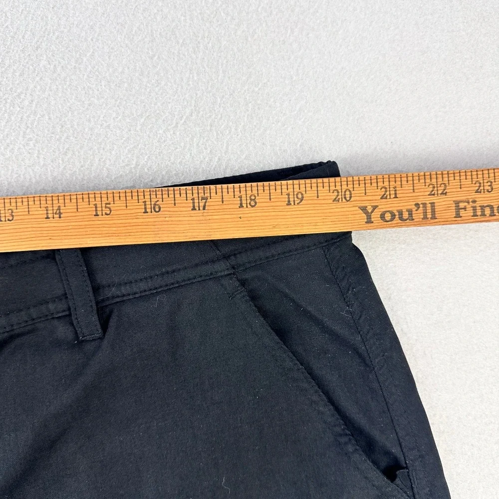 Gerry Shorts Mens 40 Black Outdoor Hiking Nylon Spandex Stretch‎ Flat Front